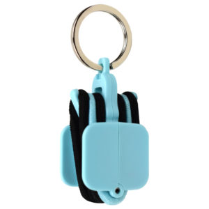Hair Tie Hub® Portable Hair Tie Holder - Light Blue